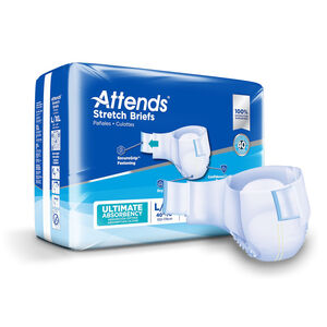 Large / X-Large, 40 Inch - 70 Inch Waist, Stretch Incontinence Briefs